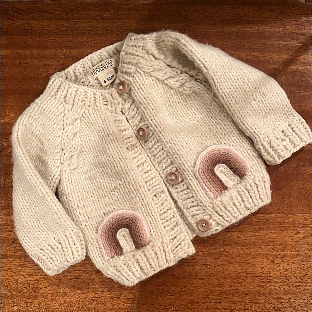 Baby Girl Rainbow Cardigan